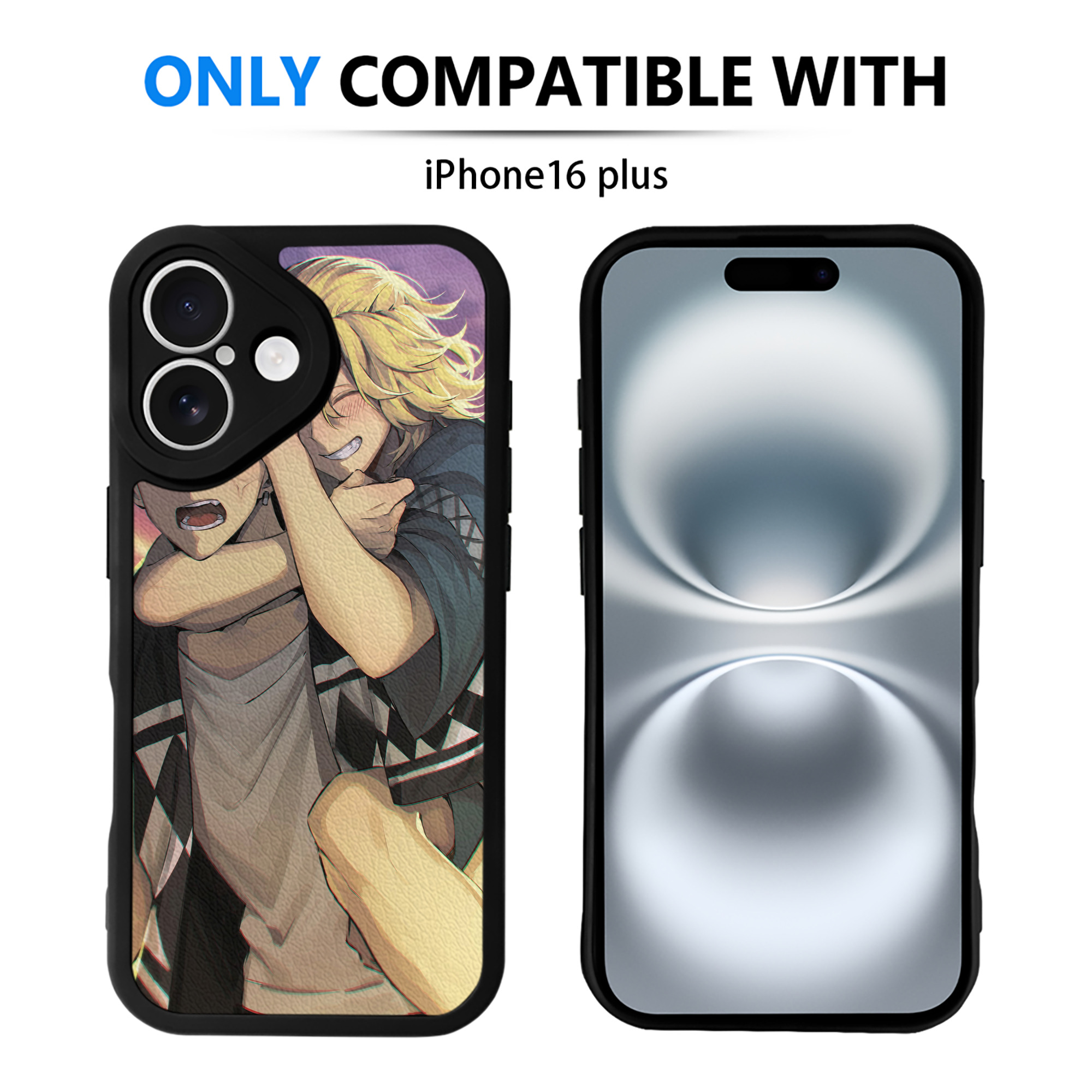 （画像用） 東京リベンジャーズ Tokyo Revengers 【iPhone 16シリーズ対応】シリコンスマホケース（レザー調） 材質：シリコン
